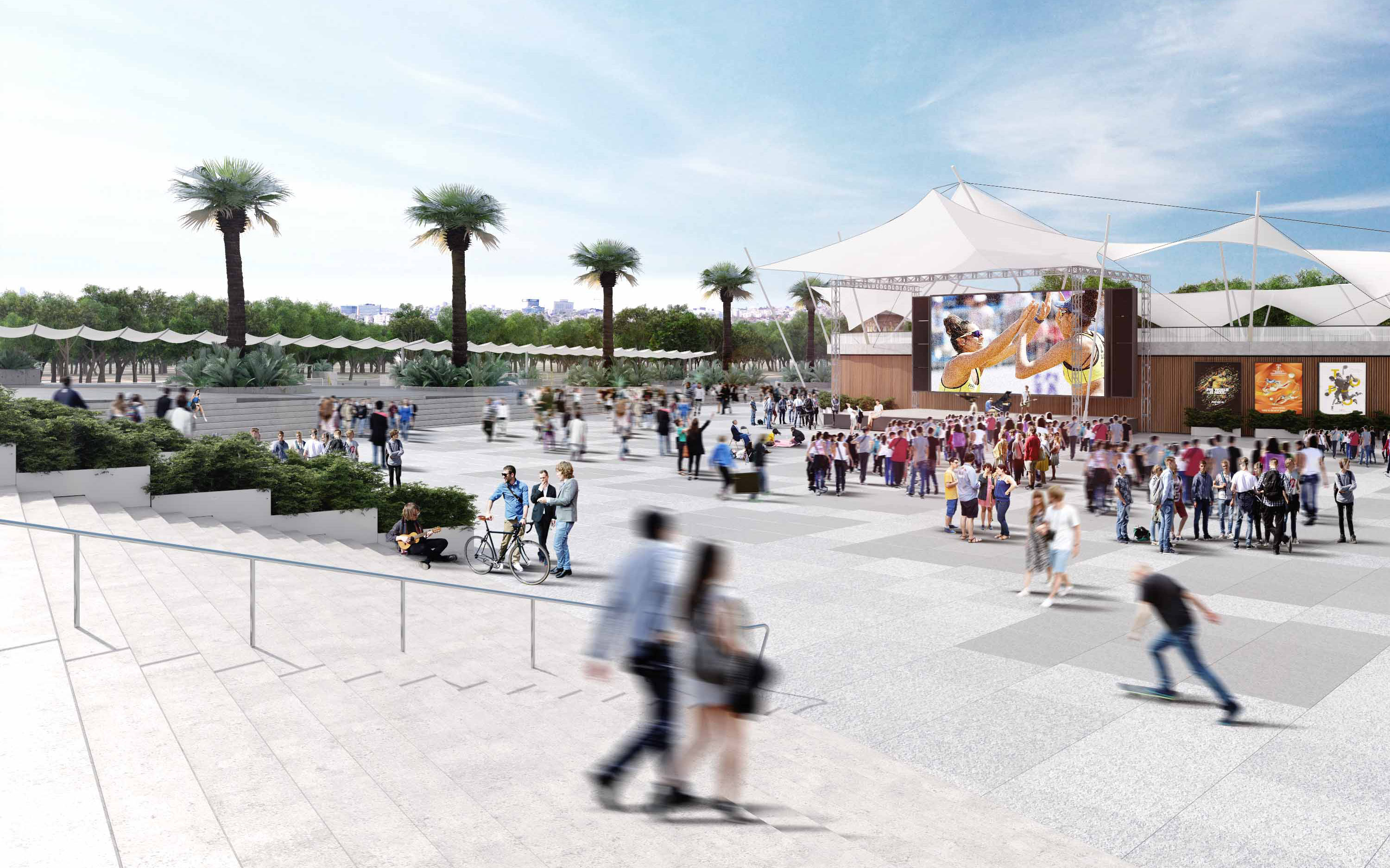 Plaza Perspective